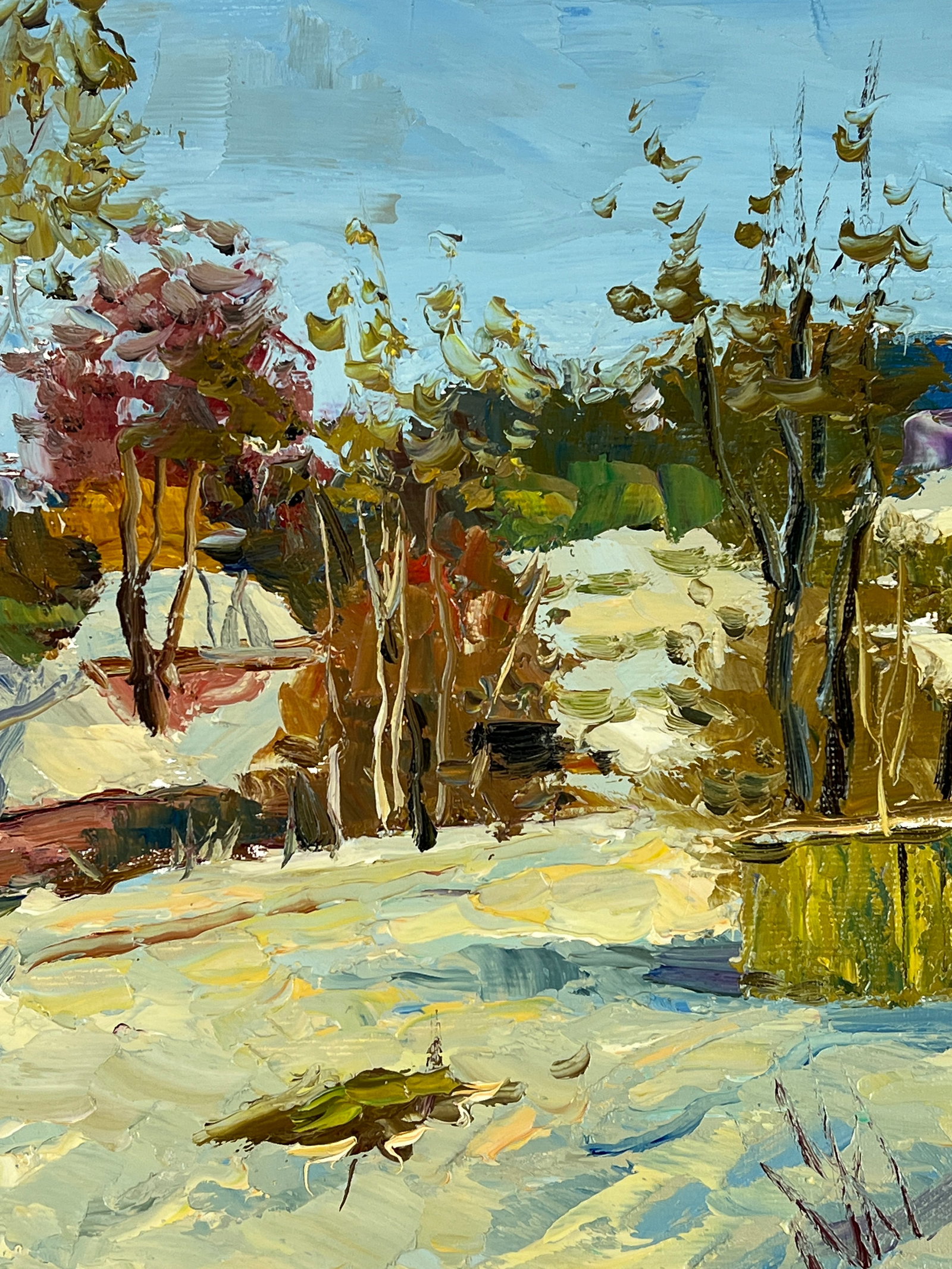 Oil painting morning Sergey Ivanovich Animov - 7