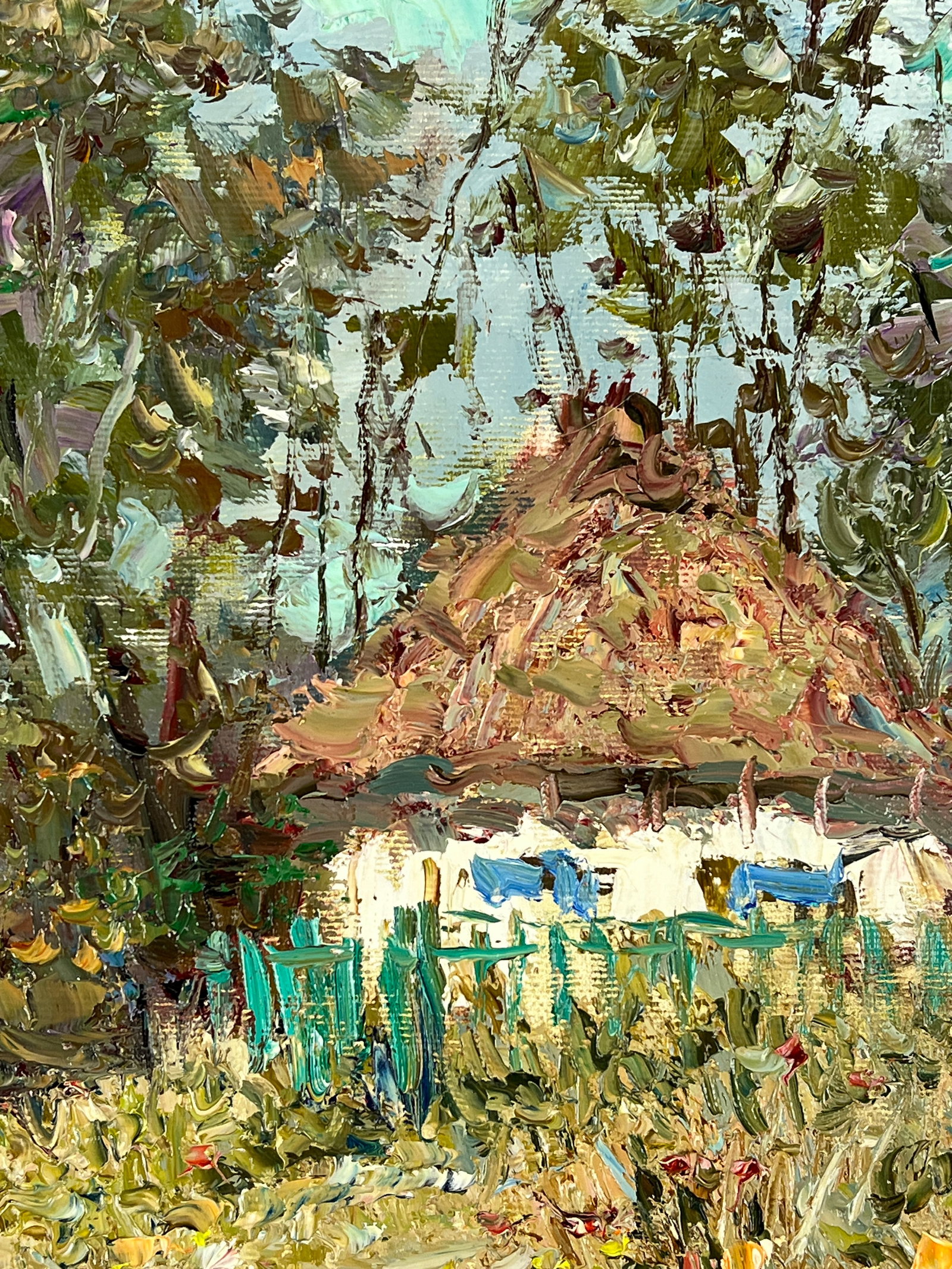 Oil painting hut Sergey Ivanovich Animov - 8