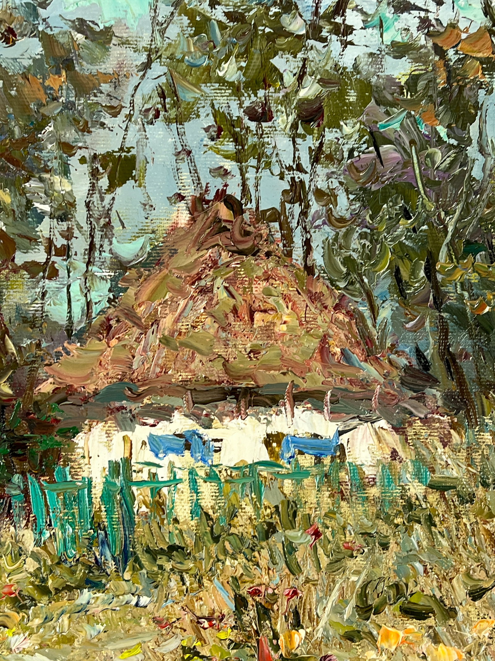 Oil painting hut Sergey Ivanovich Animov - 9