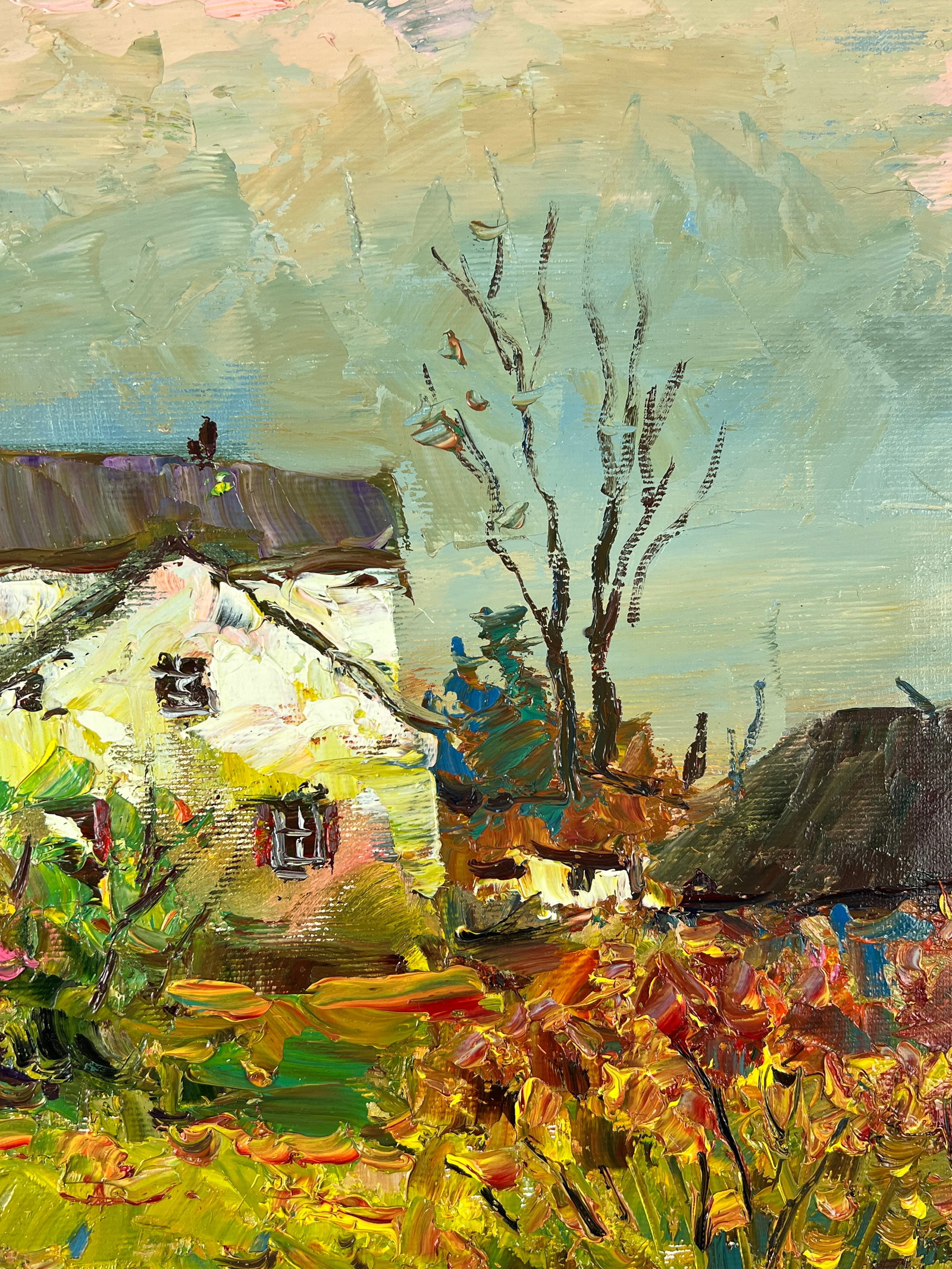 Oil painting Old house Sergey Ivanovich Animov - 7