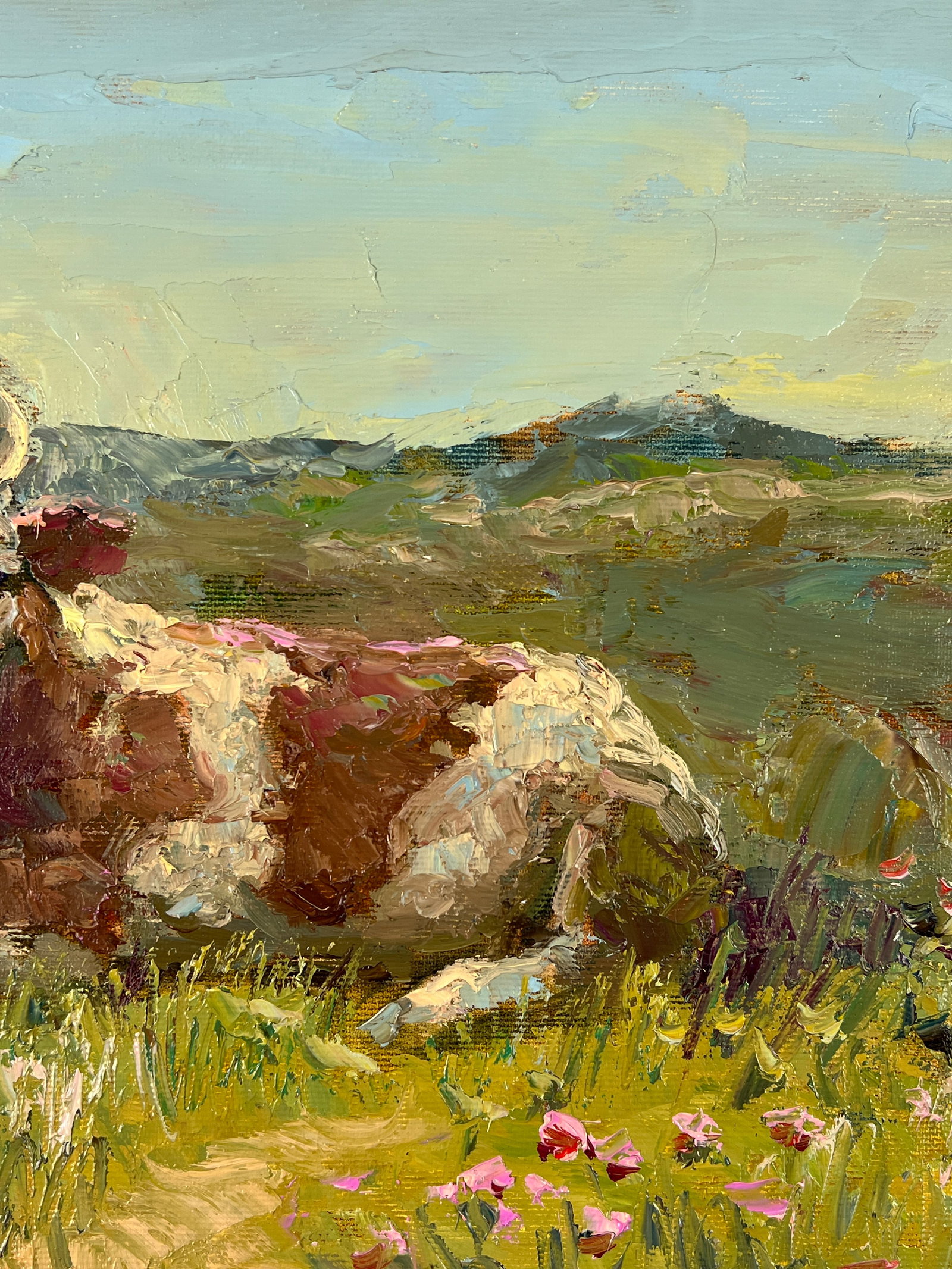 Oil painting Cow Sergey Ivanovich Animov - 7