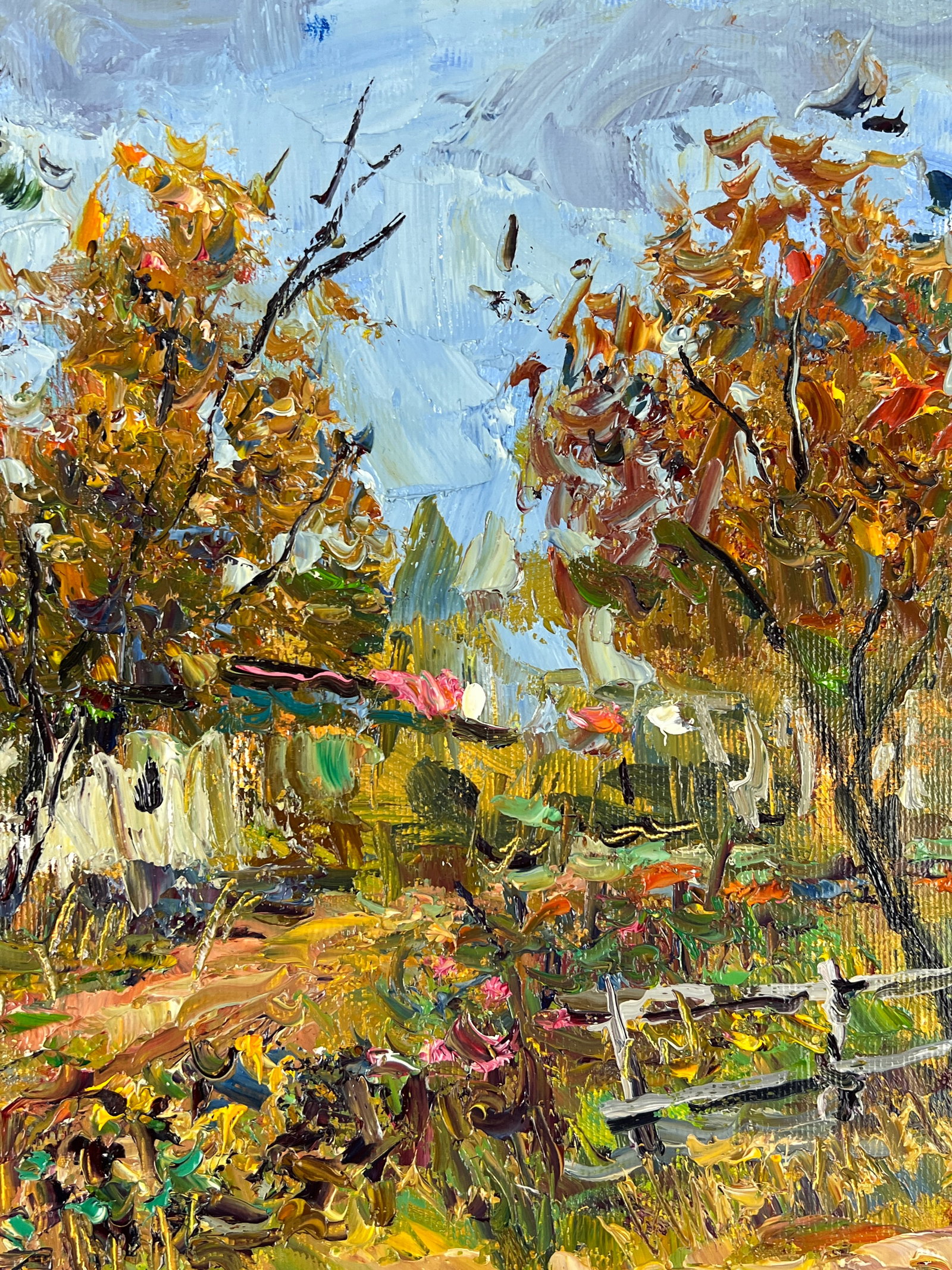 Oil painting Garden Sergey Ivanovich Animov - 7