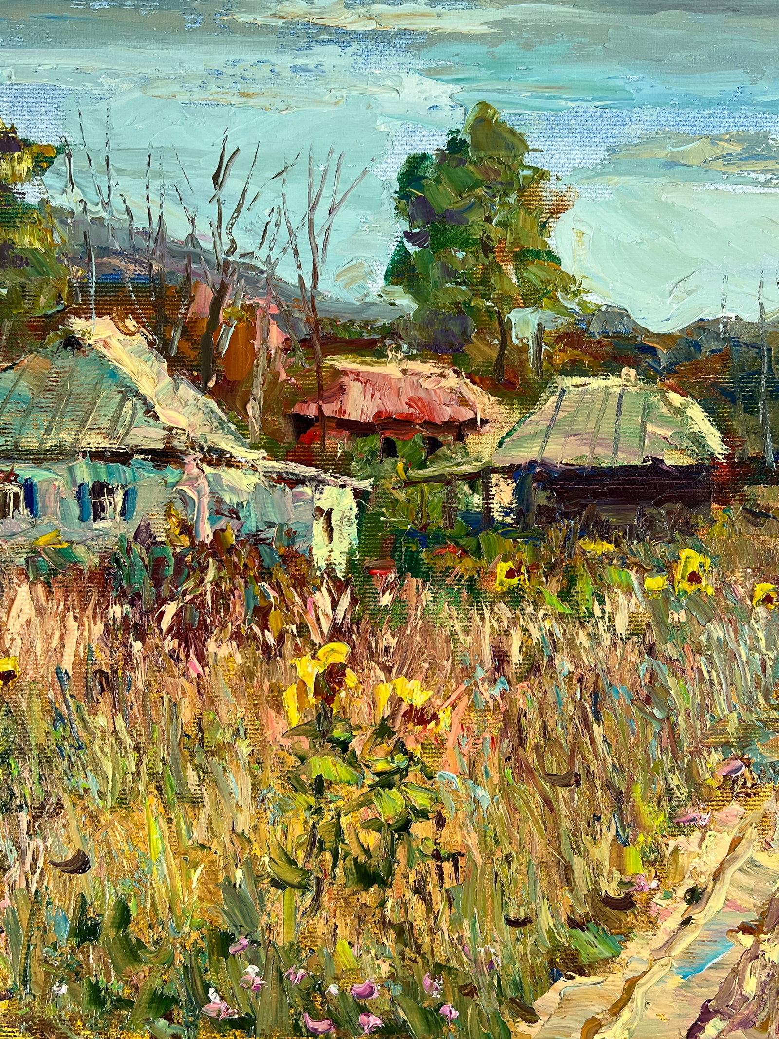 Oil painting Pathway to the village Sergey Ivanovich Animov - 4