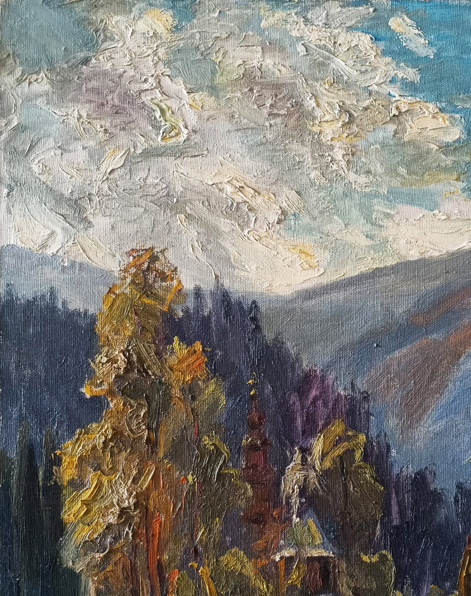 Oil painting Serenity by honored painter Ukrainian Vasyl K. - 7