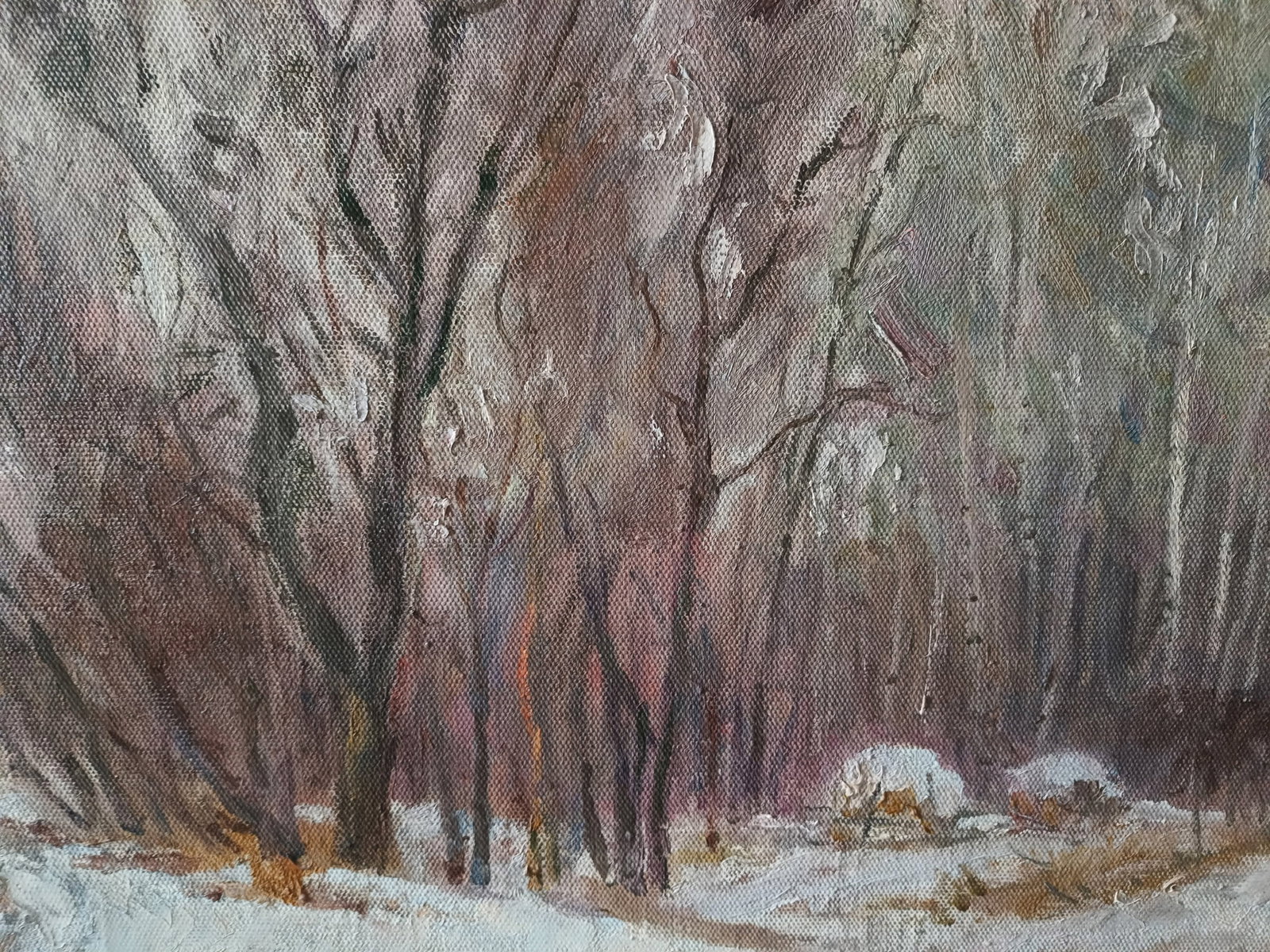 Oil painting Onset by honored painter Ukrainian Vasyl K. - 8