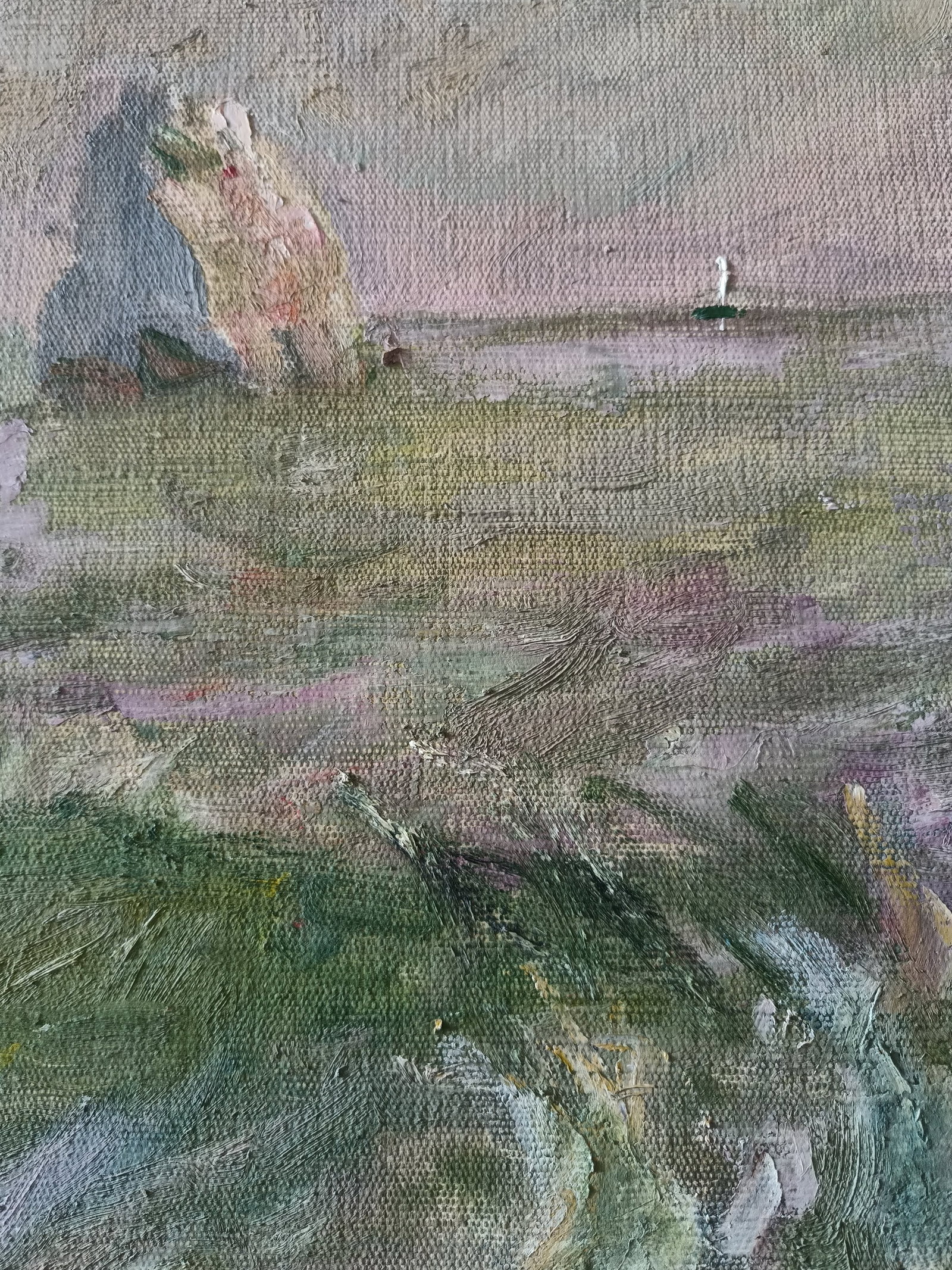 Oil painting Gurzuf by honored painter Ukrainian Vasyl K. - 4