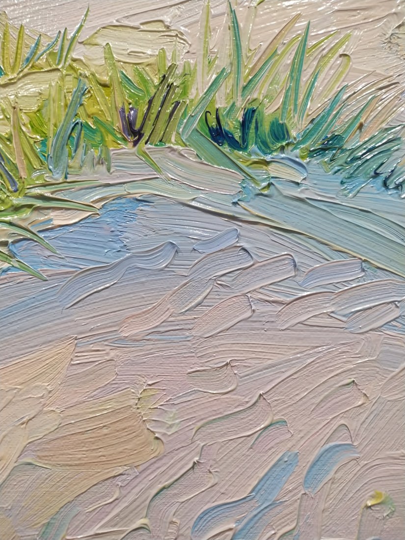 Oil painting Black Sea island Nina L - 2