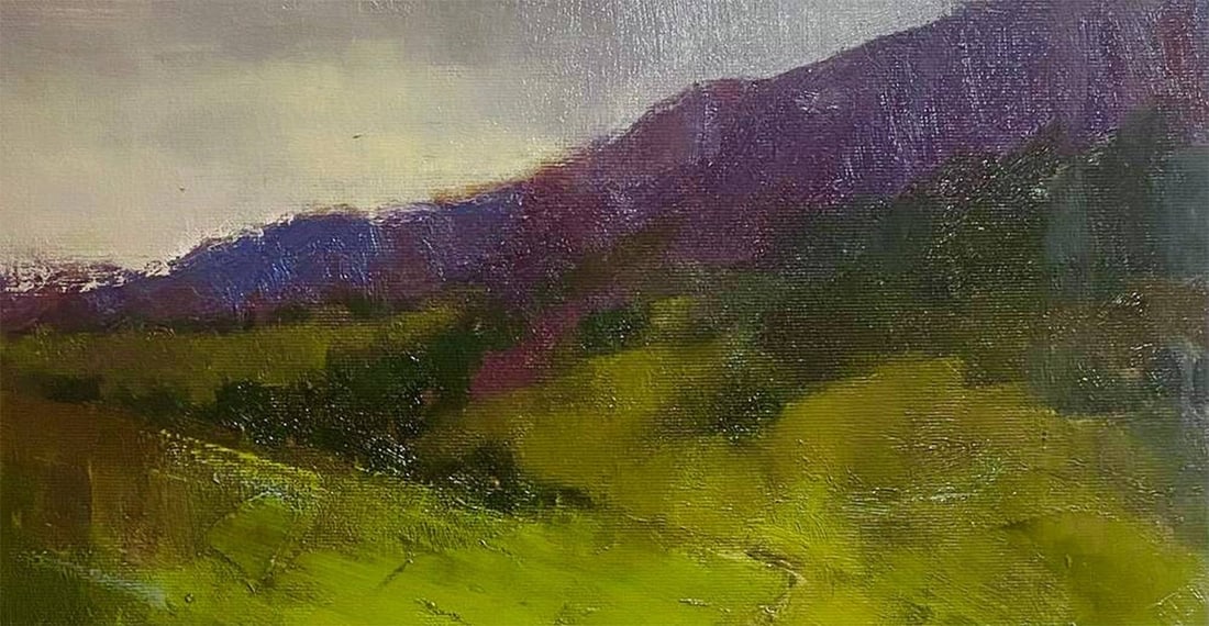 Oil painting Hills Yulia D. - 3