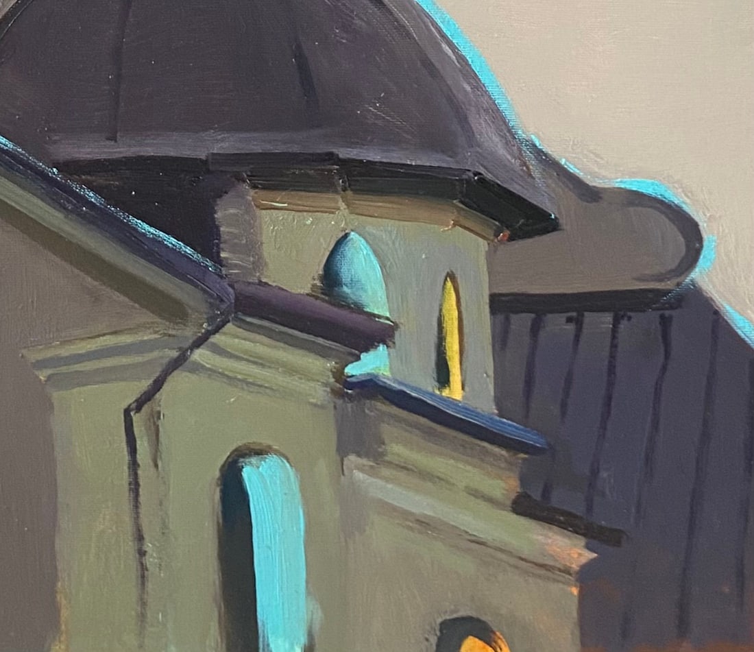 Oil painting Church bell Yulia D. - 7