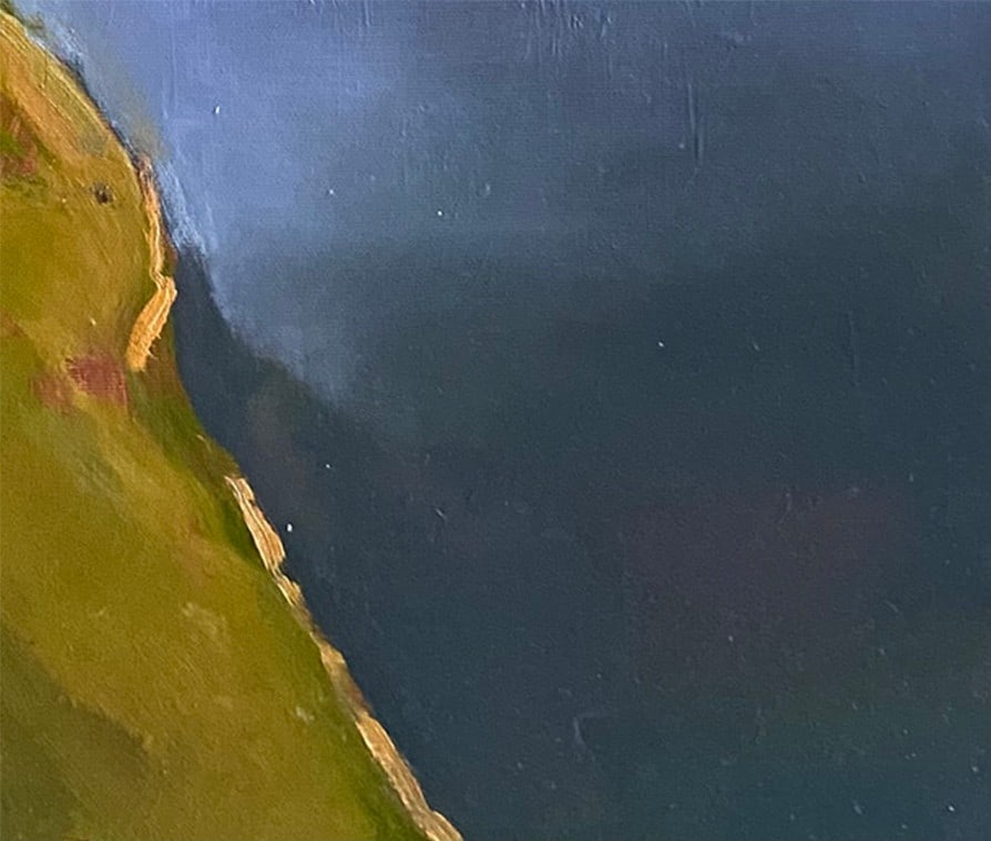 Oil painting Mountain river Yulia D. - 7
