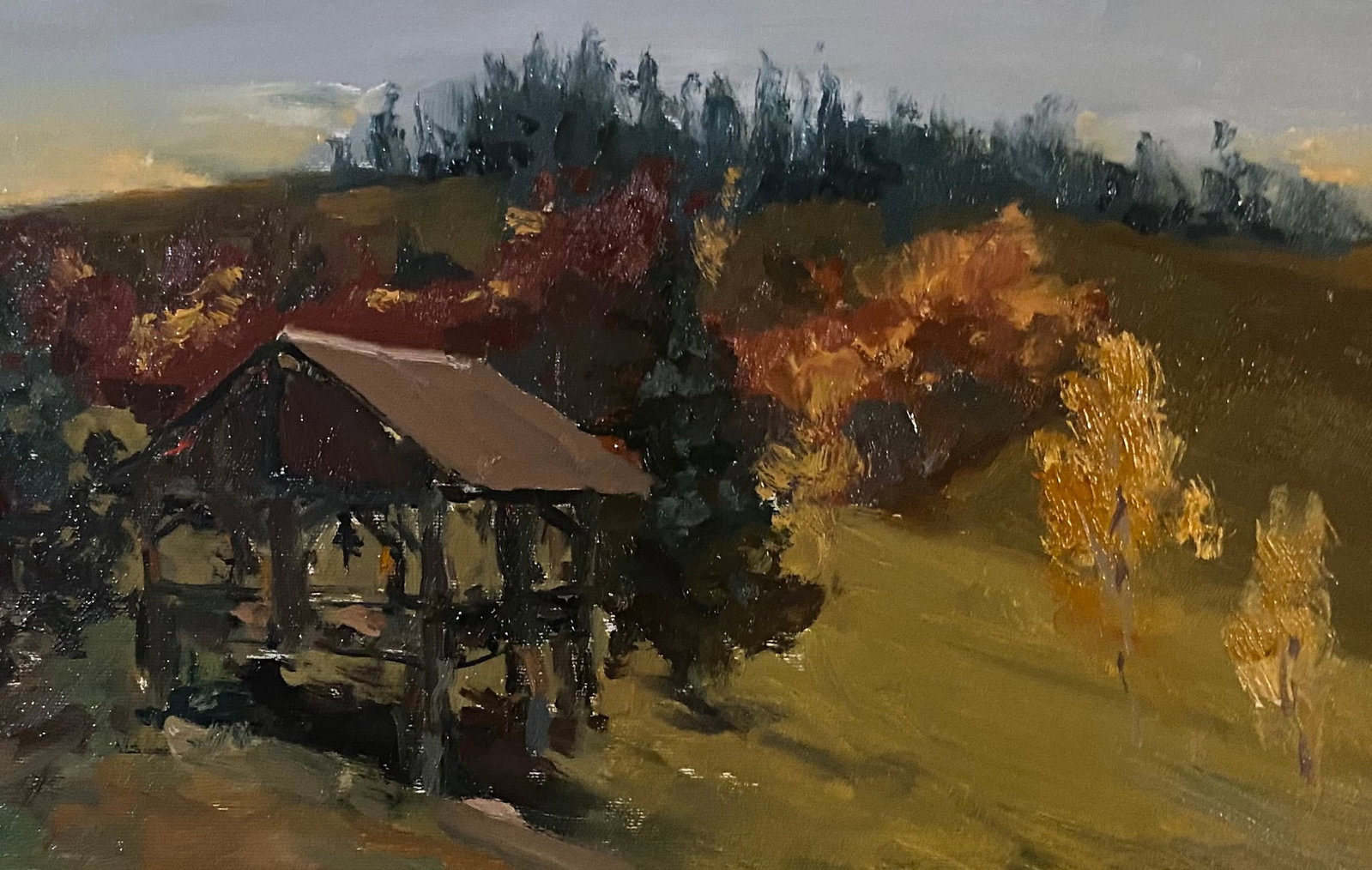 Oil painting Field Yulia D. - 10