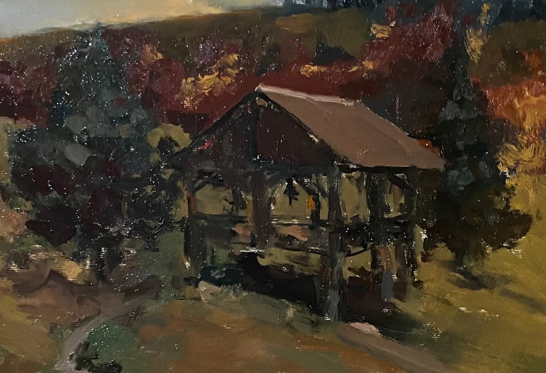 Oil painting Field Yulia D. - 8