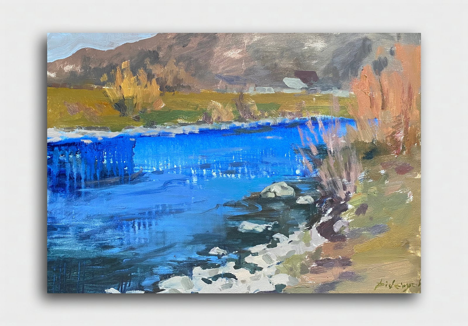 Oil painting Water rush Yulia D. - 2