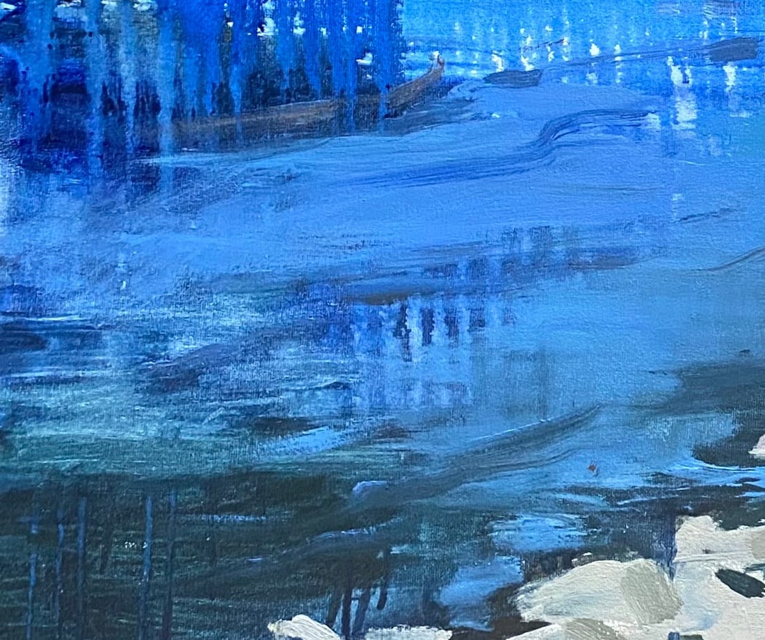 Oil painting Water rush Yulia D. - 7