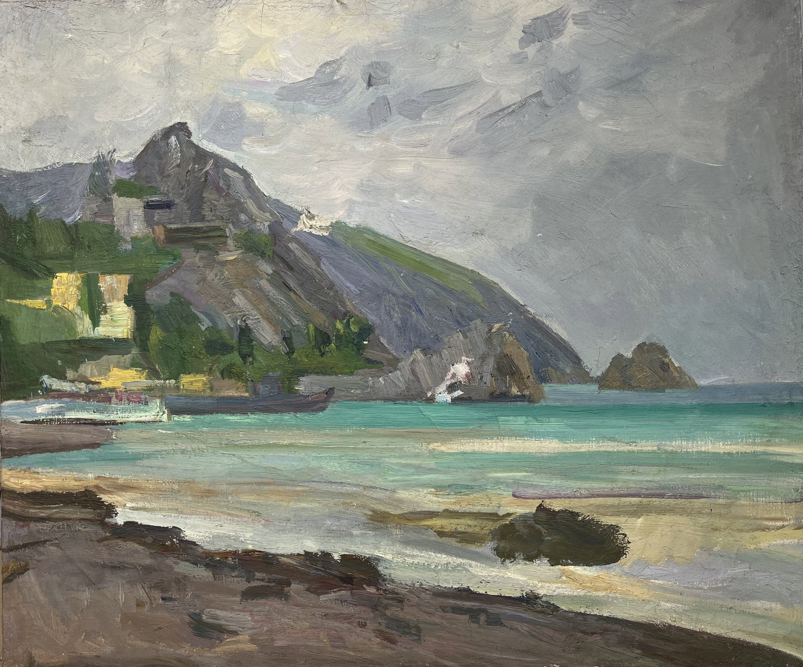 Oil painting Evening by the sea Kogan-Shatz - 2