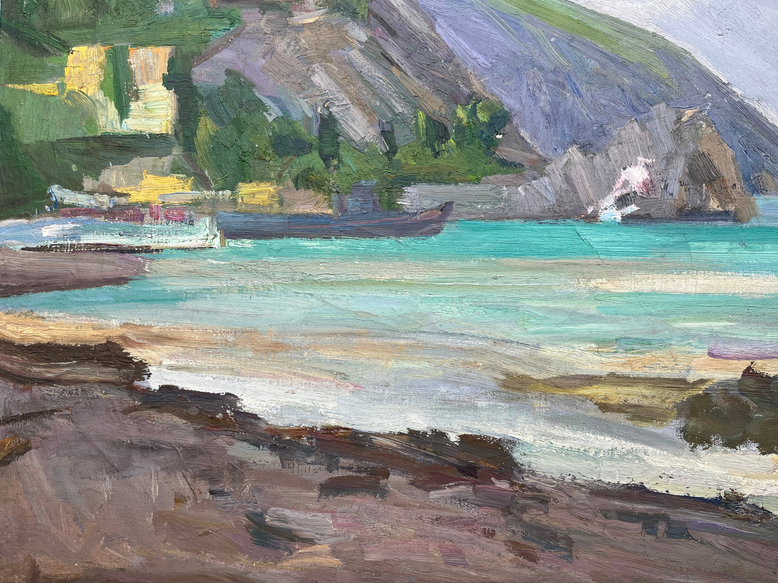 Oil painting Evening by the sea Kogan-Shatz - 7