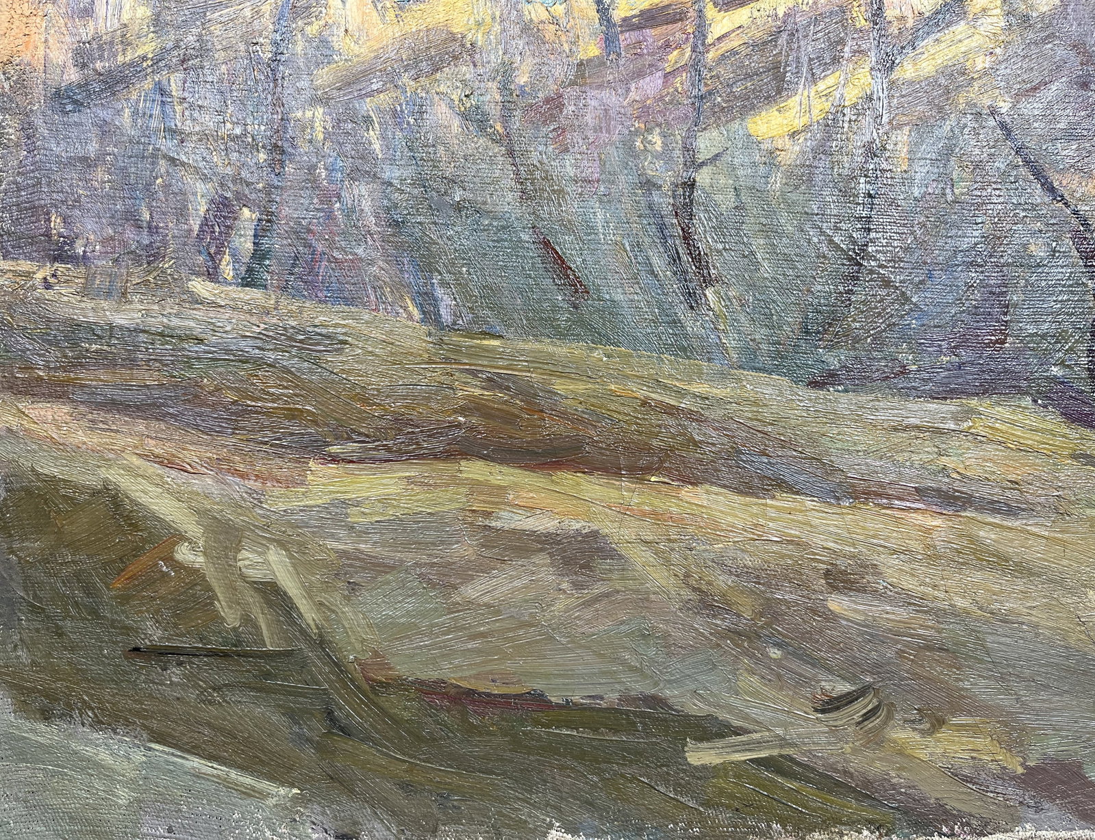 Oil painting Golden field Kogan-Shatz - 7
