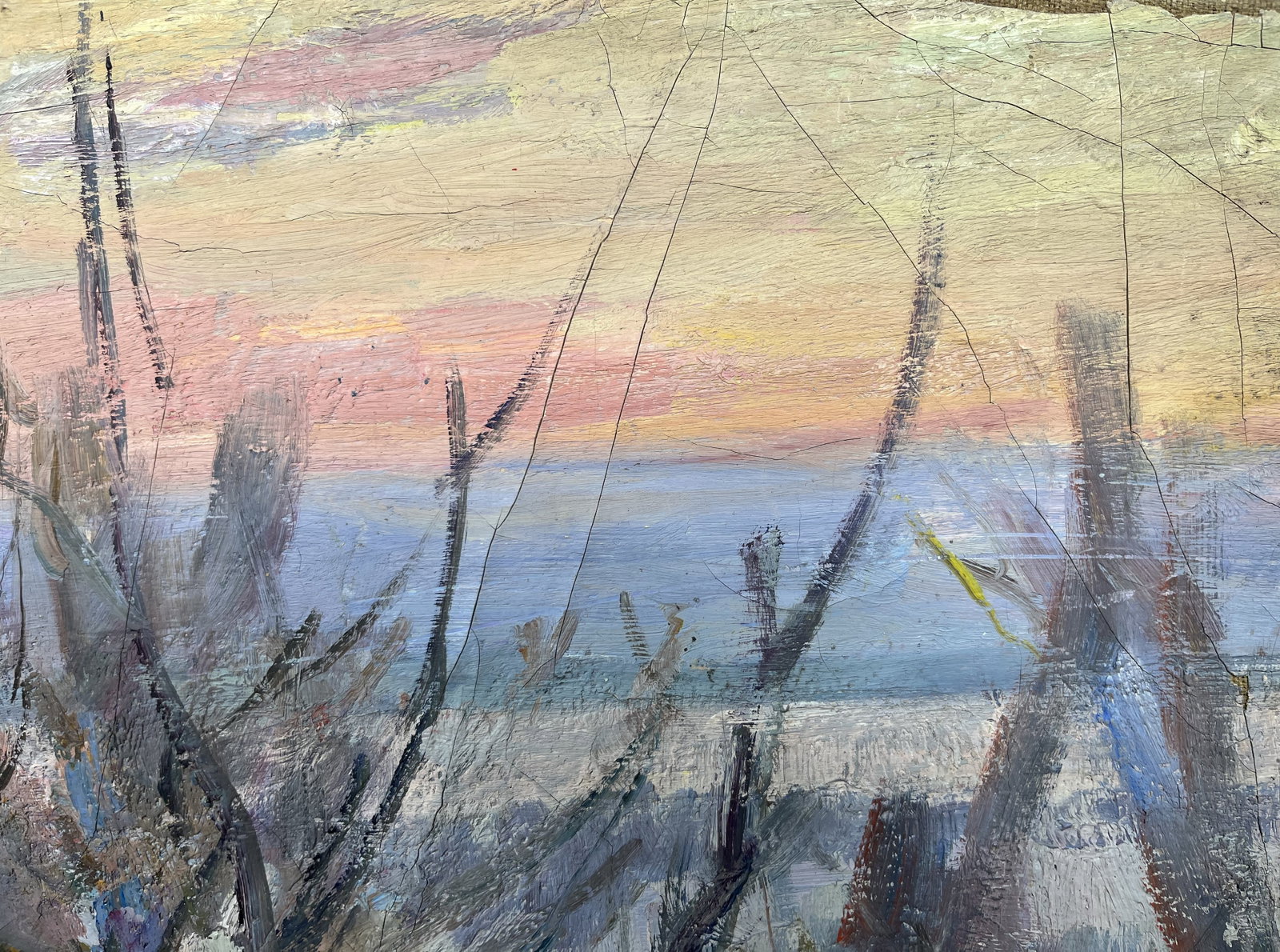 Oil painting Snowy expanse Kogan-Shatz - 7