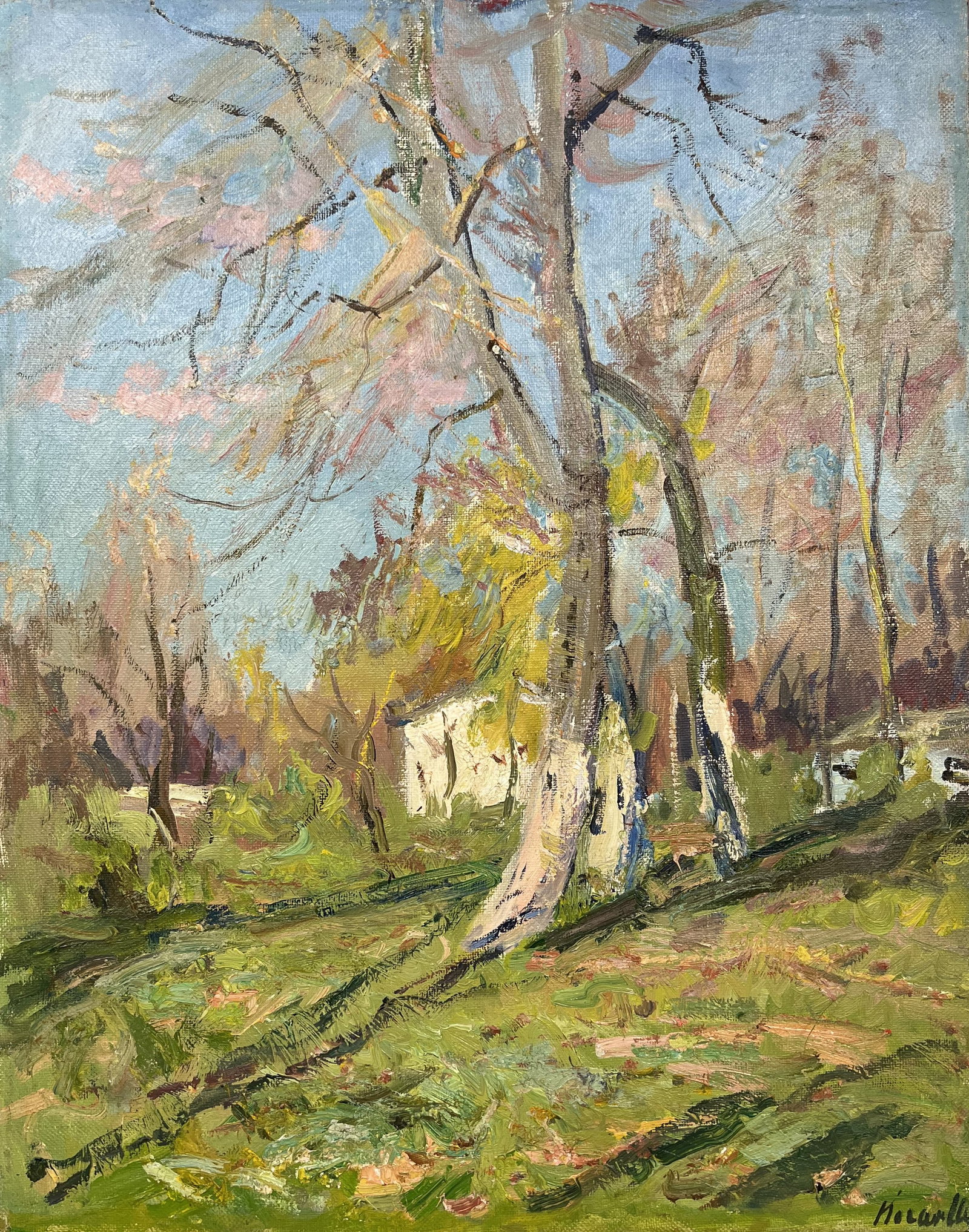 Oil painting Lonely house Kogan-Shatz - 3