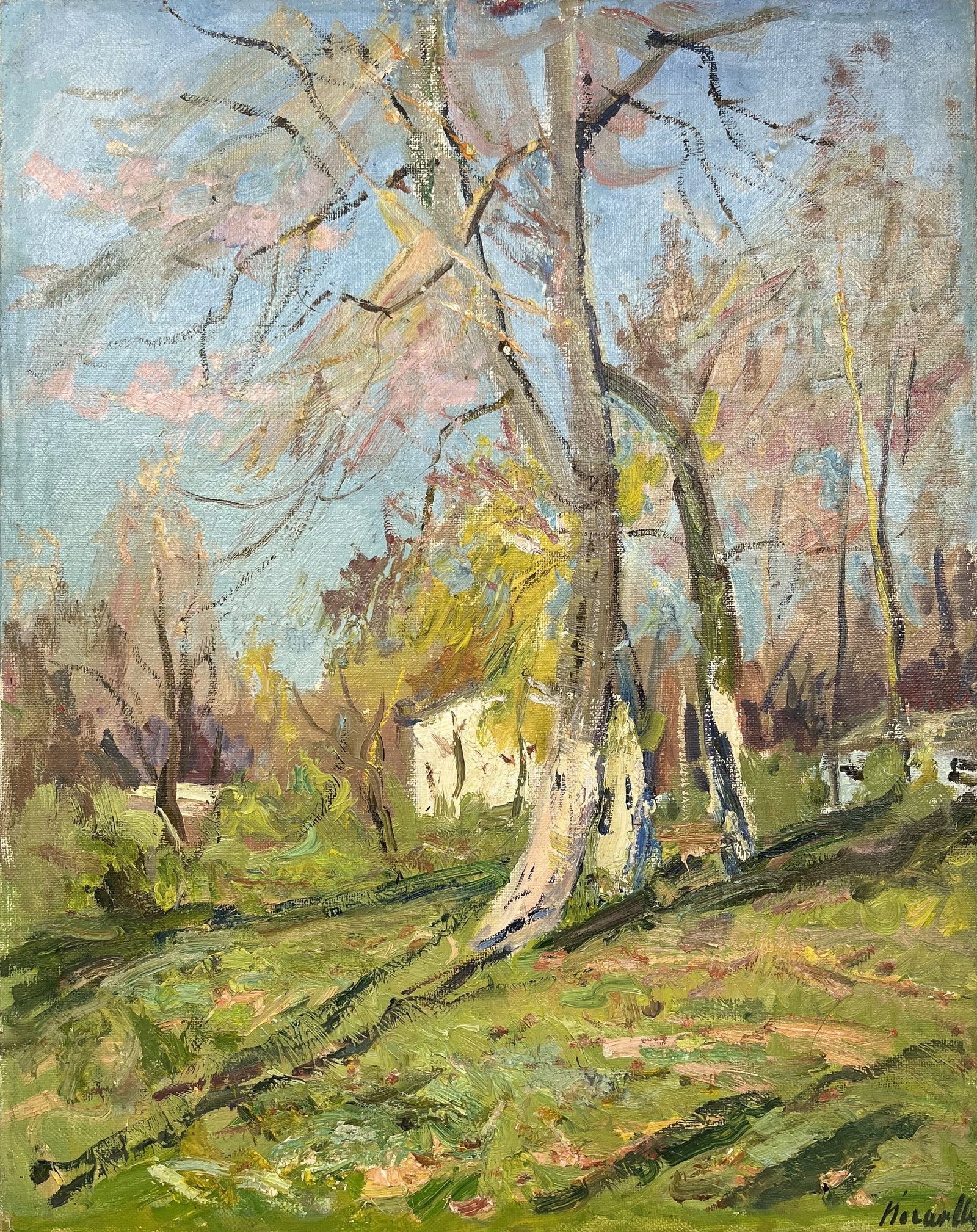 Oil painting Lonely house Kogan-Shatz - 4