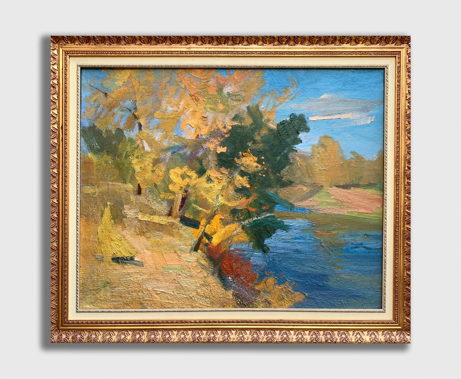 Oil painting strong wind Kogan-Shatz - 2