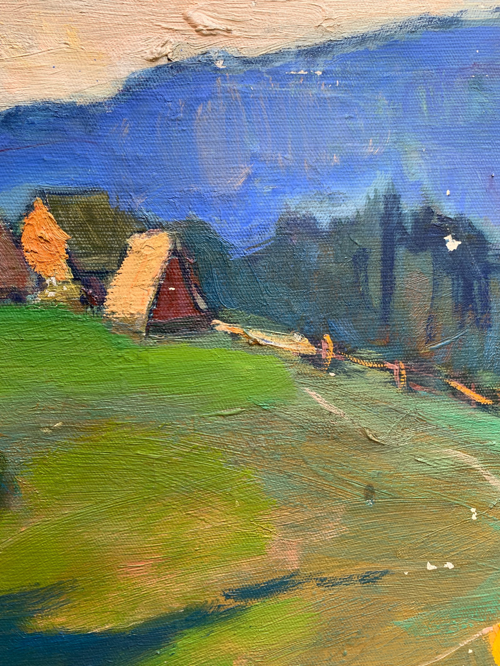 Oil painting Native land Bessaraba - 7