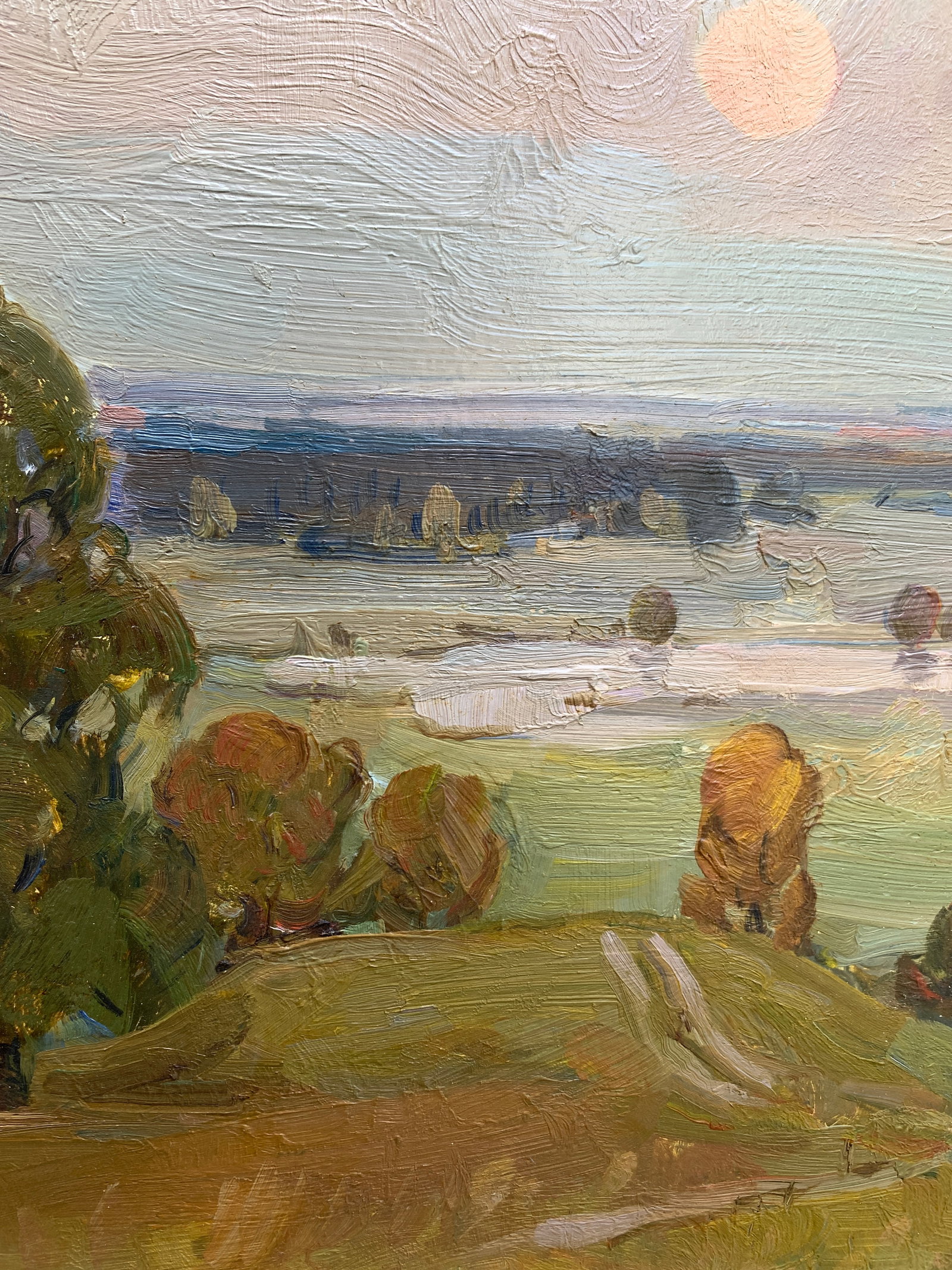 Oil painting evening in Sednev Strelov A. - 7