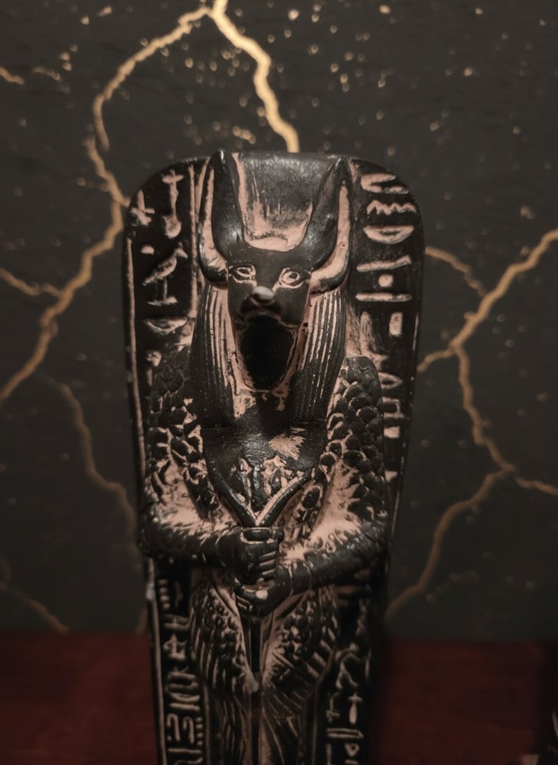 Ancient Egyptian Anubis Figurine Pharaonic God Statue Artifact BC Era - 2