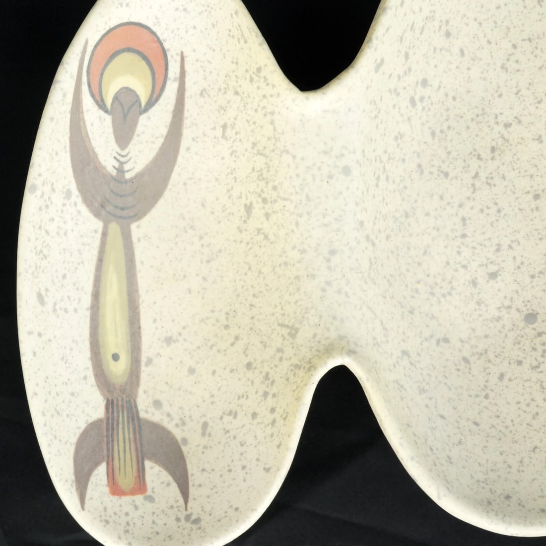 Mid Century Marc Bellaire (1925 - 1994) Abstract Tribal Boomerang Serving Dish 1950's - 3