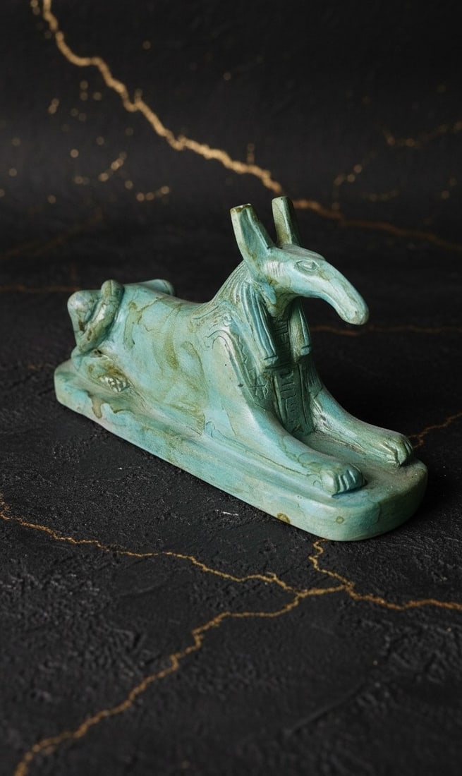 Vintage Egyptian Seth Deity Figurine Museum Quality Statue Sculpture BC Era - 2