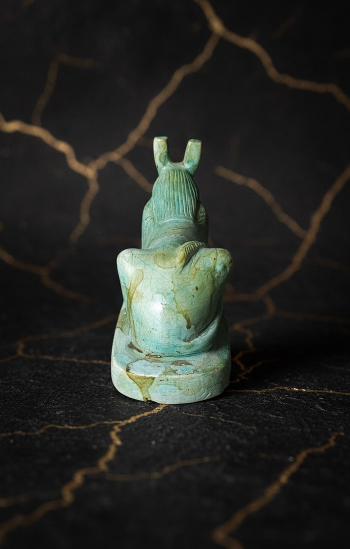 Vintage Egyptian Seth Deity Figurine Museum Quality Statue Sculpture BC Era - 4