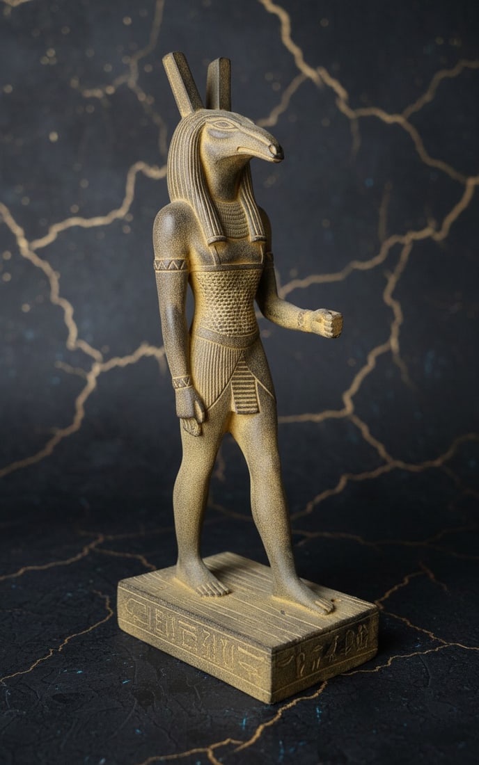 Ancient Egyptian Deity Seth Statue Museum Quality Handcrafted Replica Egypt - 3