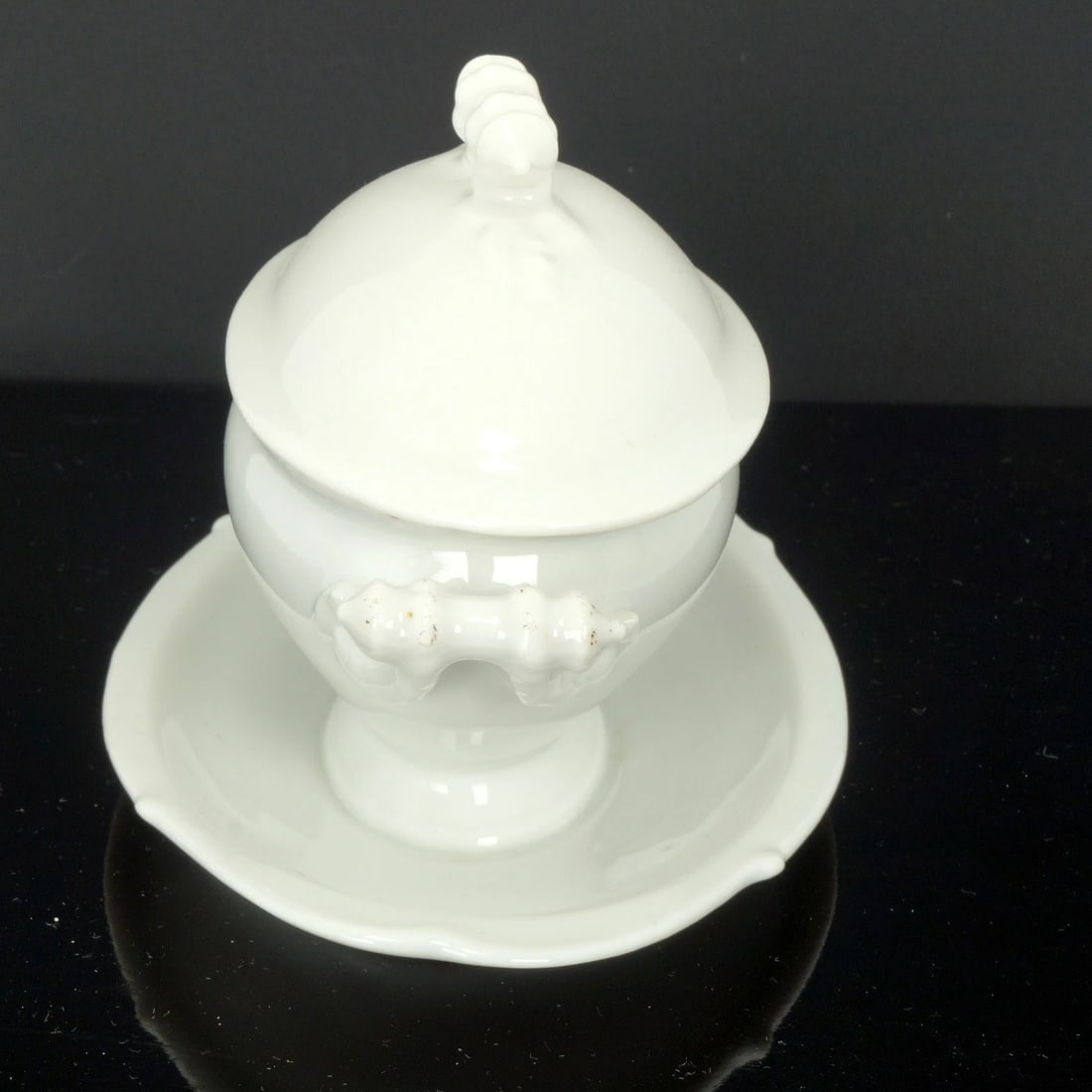 Antique Ironstone Child's Tureen with Lid 19th Century - 5