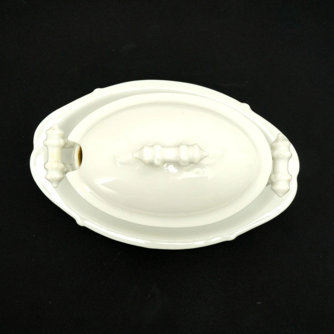 Antique Ironstone Child's Tureen with Lid 19th Century - 7