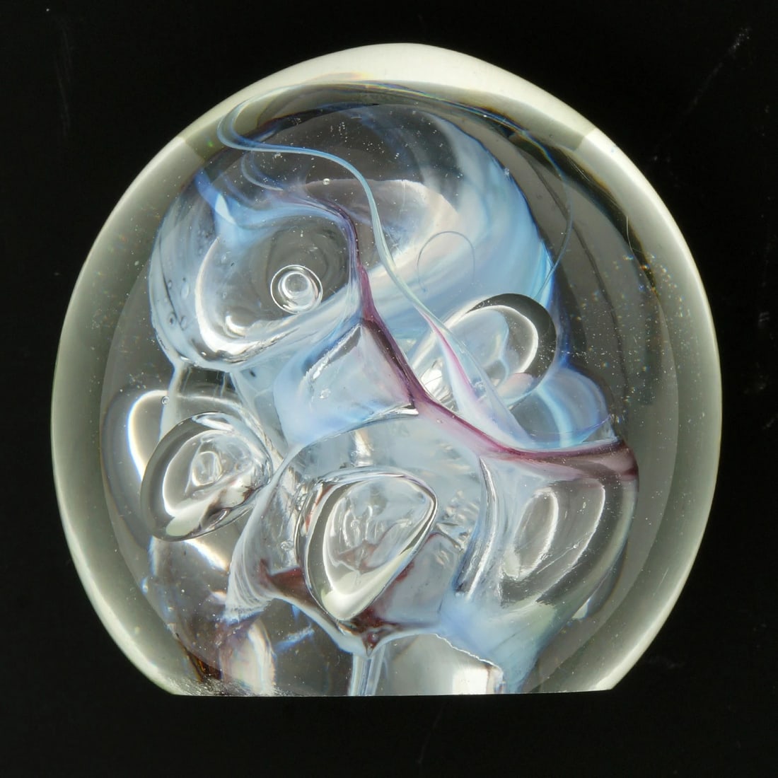 Vintage Handblown Glass Paperweight Signed Karg Studio - 3