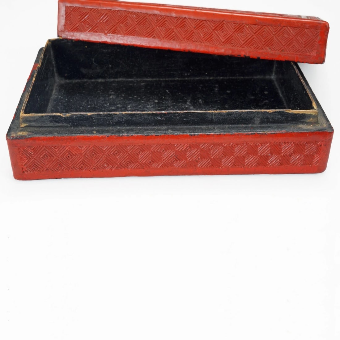 Chinese Cinnabar Lacquer Box 19th Century - 7