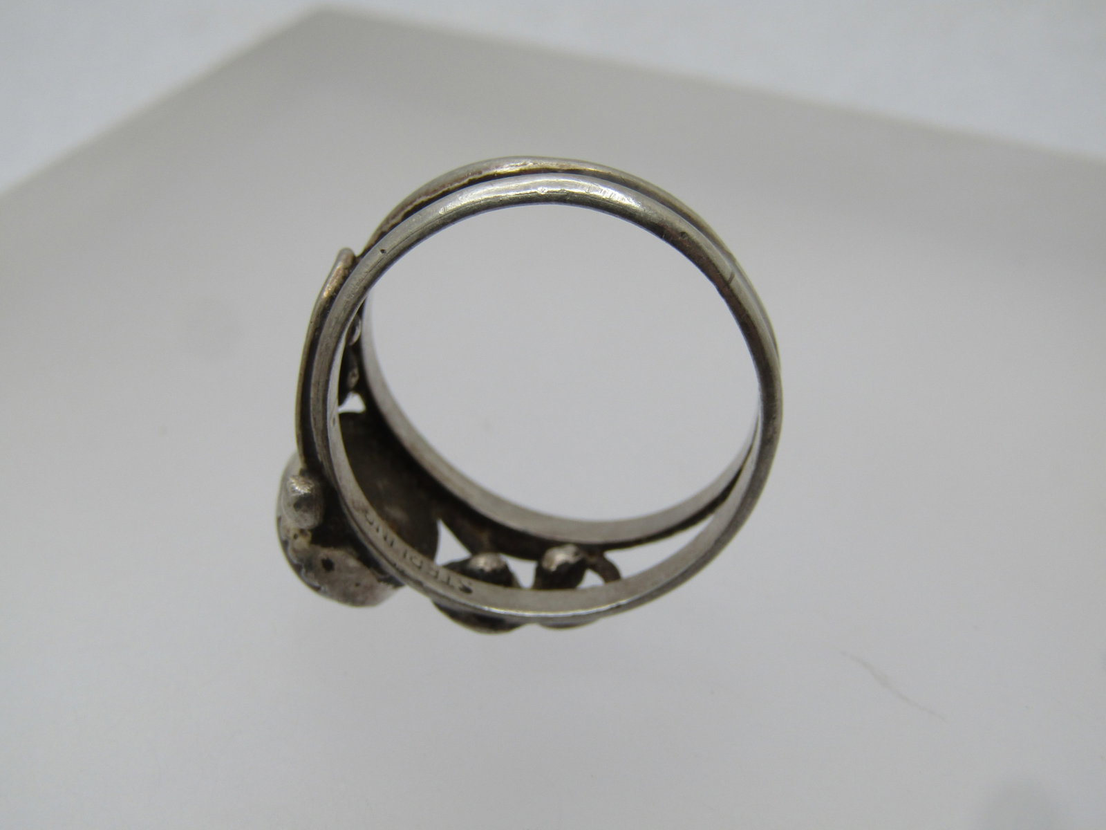Vintage Sterling Southwestern Tiger's Eye Ring, Sz. 8, 1960's-1970's - 7