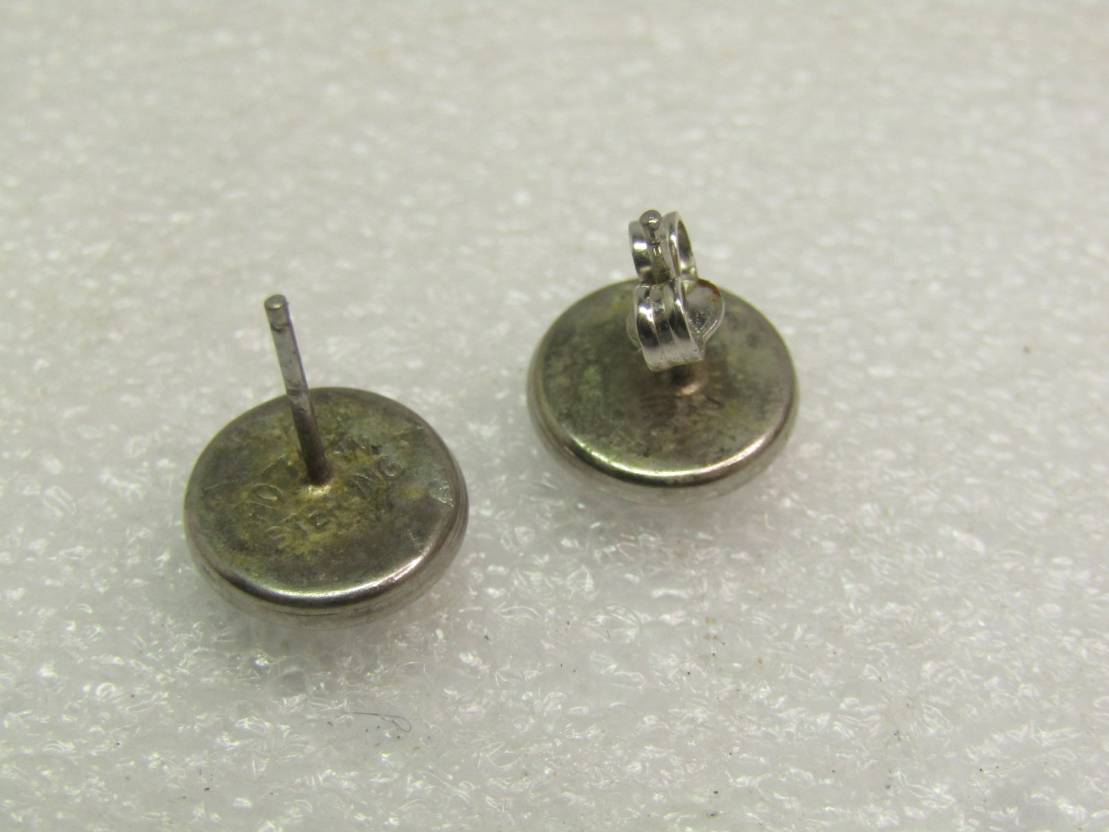 Vintage Sterling Hex/Distelfink Earrings, Stud Pierced, Signed Hoffman, 1960's-1970's - 5