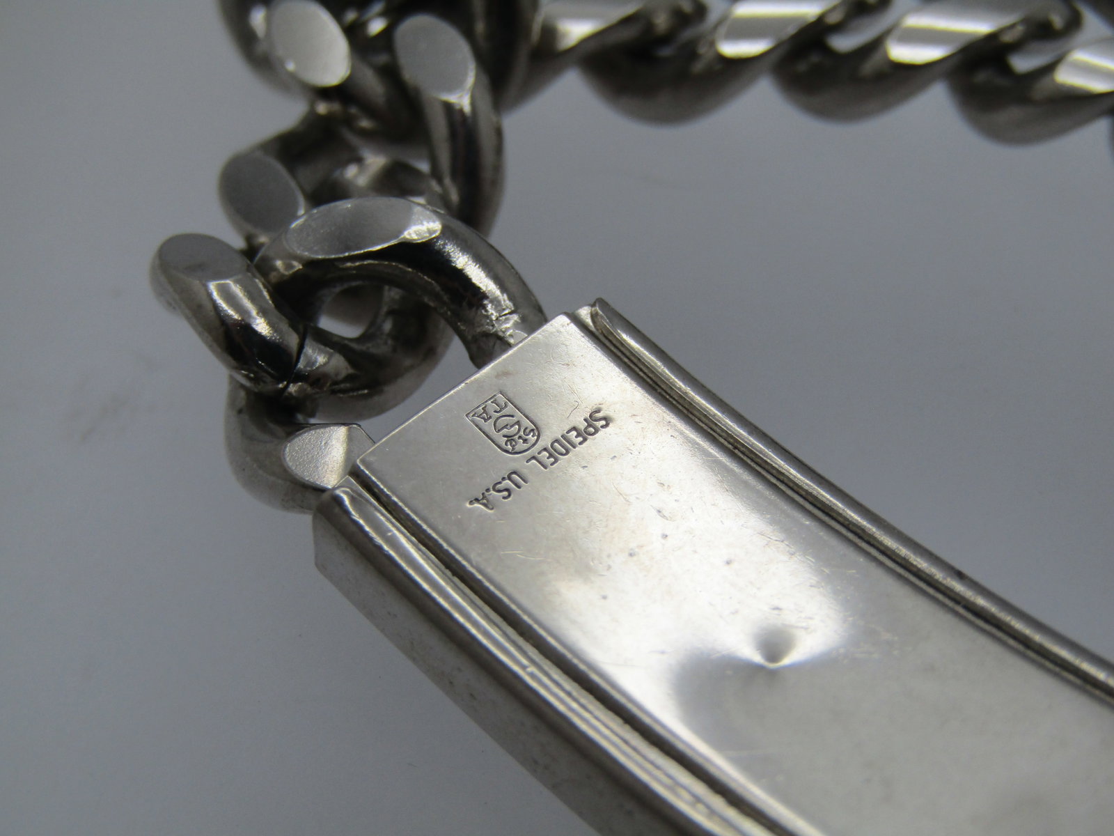 Vintage Heavy Speidel Men's I.D. Bracelet, Engraved BUTCH, 8.5", Cuban Link - 4