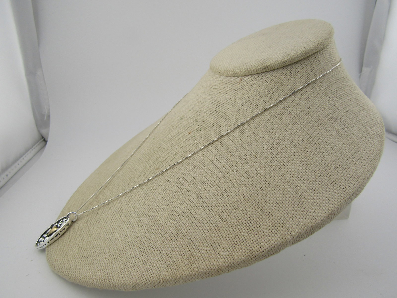 Sterling Love Mother/Daughter Necklace, 18", 1990's-2000's - 2