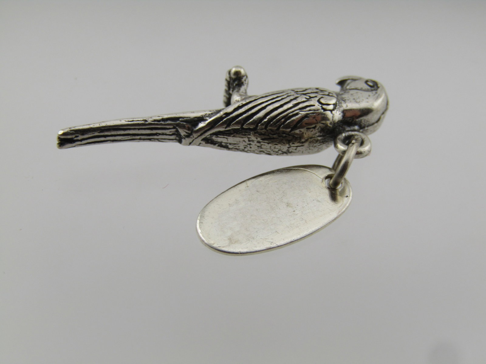 Vintage Sterling Parrot Jungle Charm/Pendant, 1960's-1990's - 2