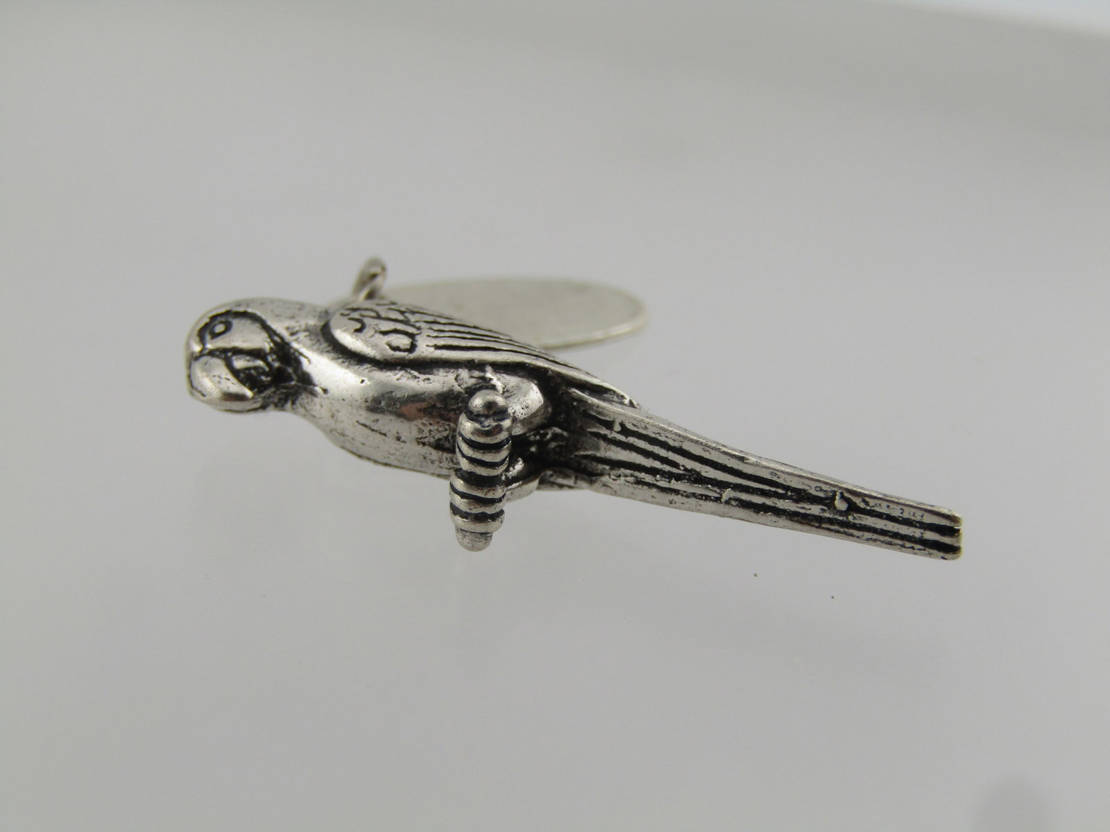 Vintage Sterling Parrot Jungle Charm/Pendant, 1960's-1990's - 3
