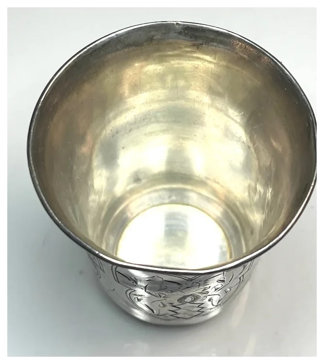 Antique Russian Silver Vodka Cup 84 - 6