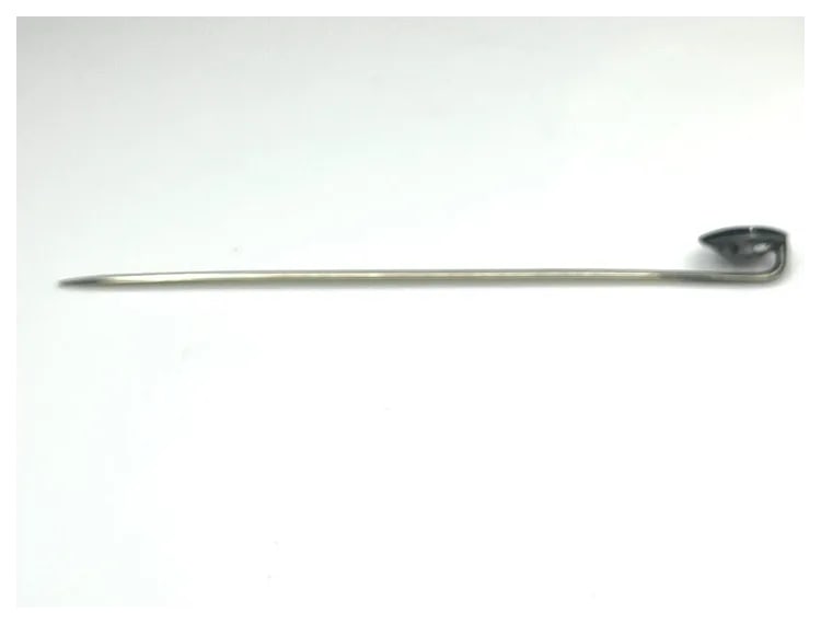 Vintage 14k Gold Ruby and Seed Pearl Filigree Stickpin - 5