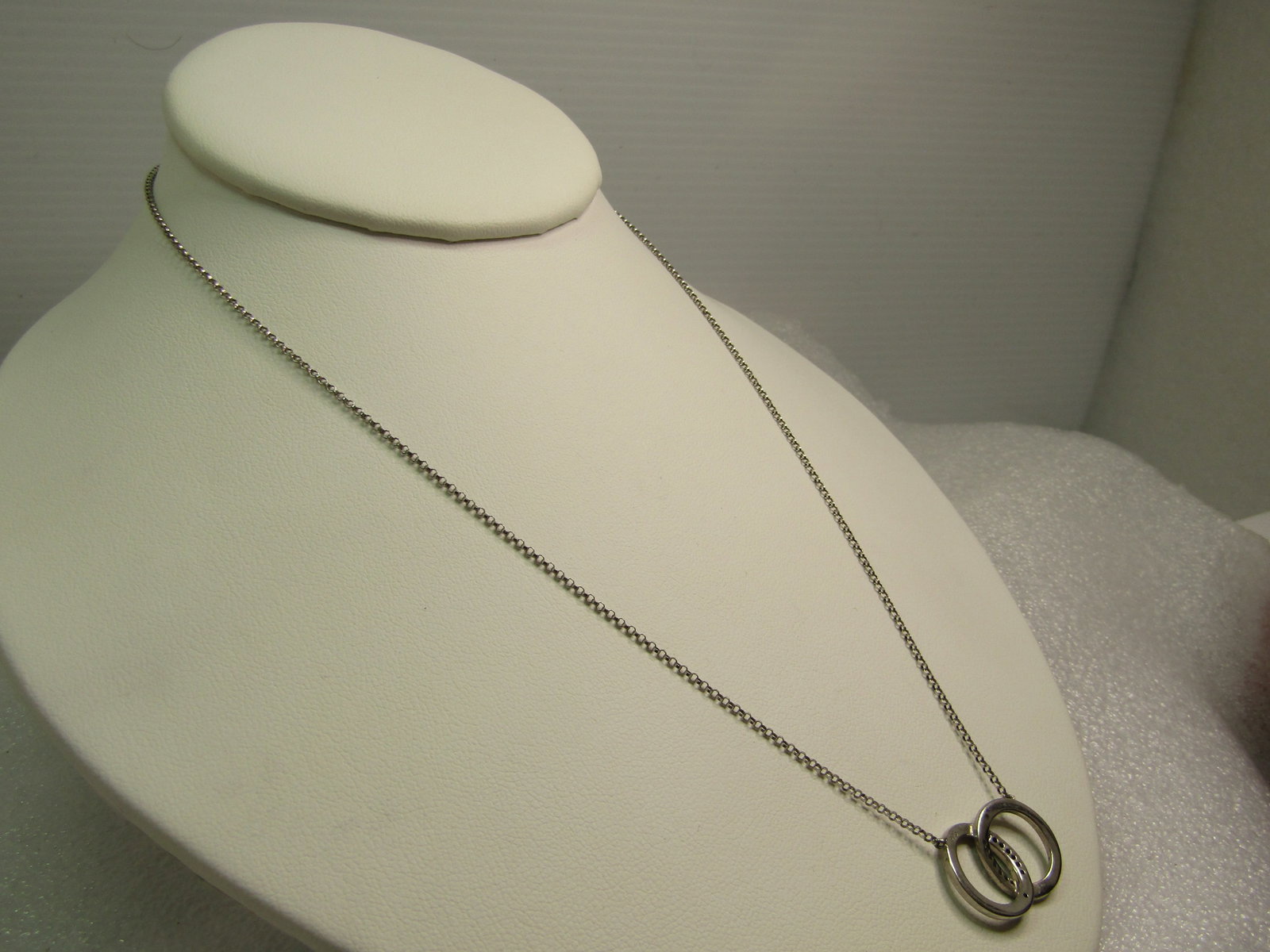 Sterling Silver Murano Milfiore Glass Pendant, 1990's 1.5", Signed - 3