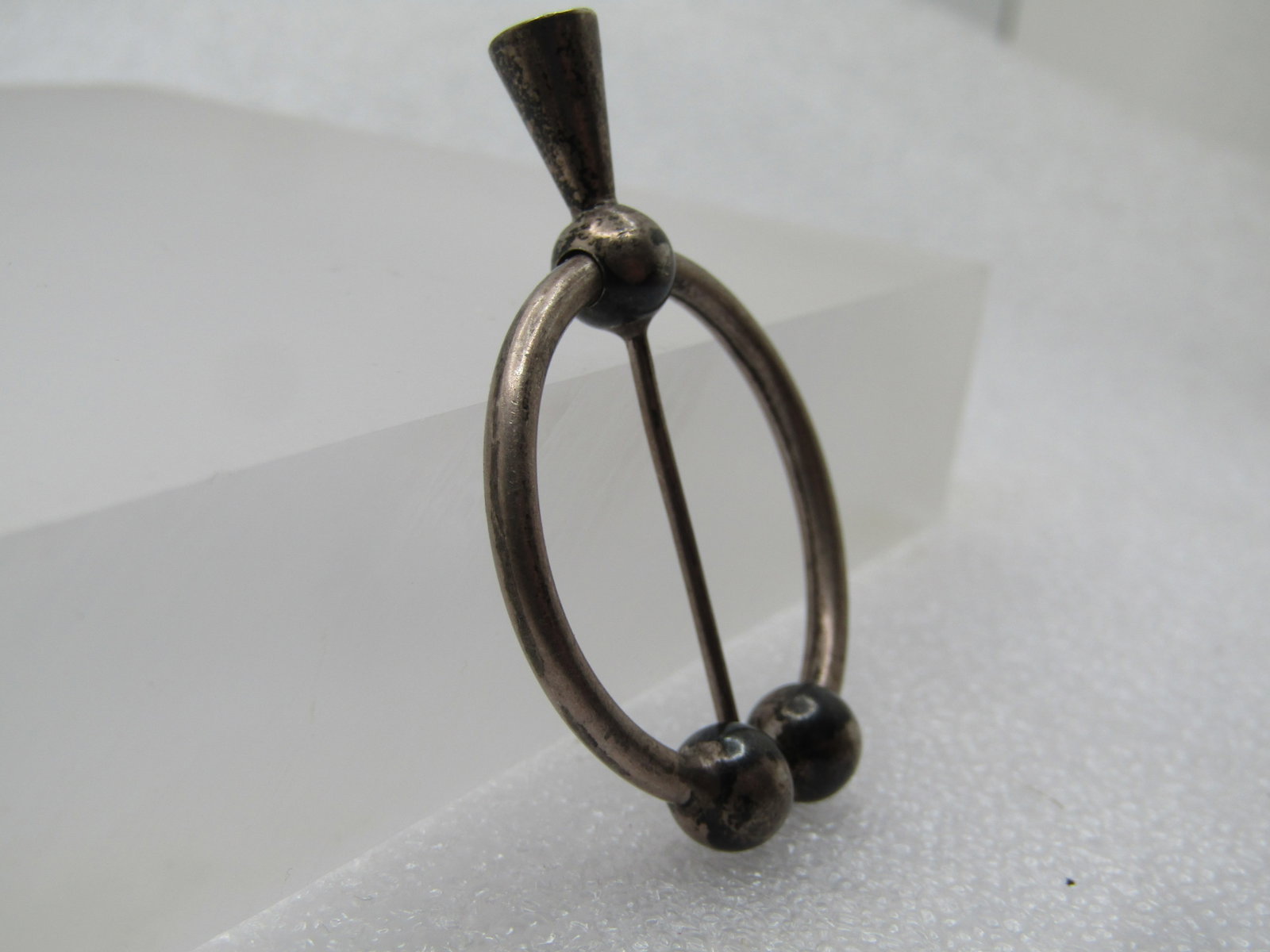 Antique Sterling Silver Kilt Pin, Signed, 1898 - 1920's - 3