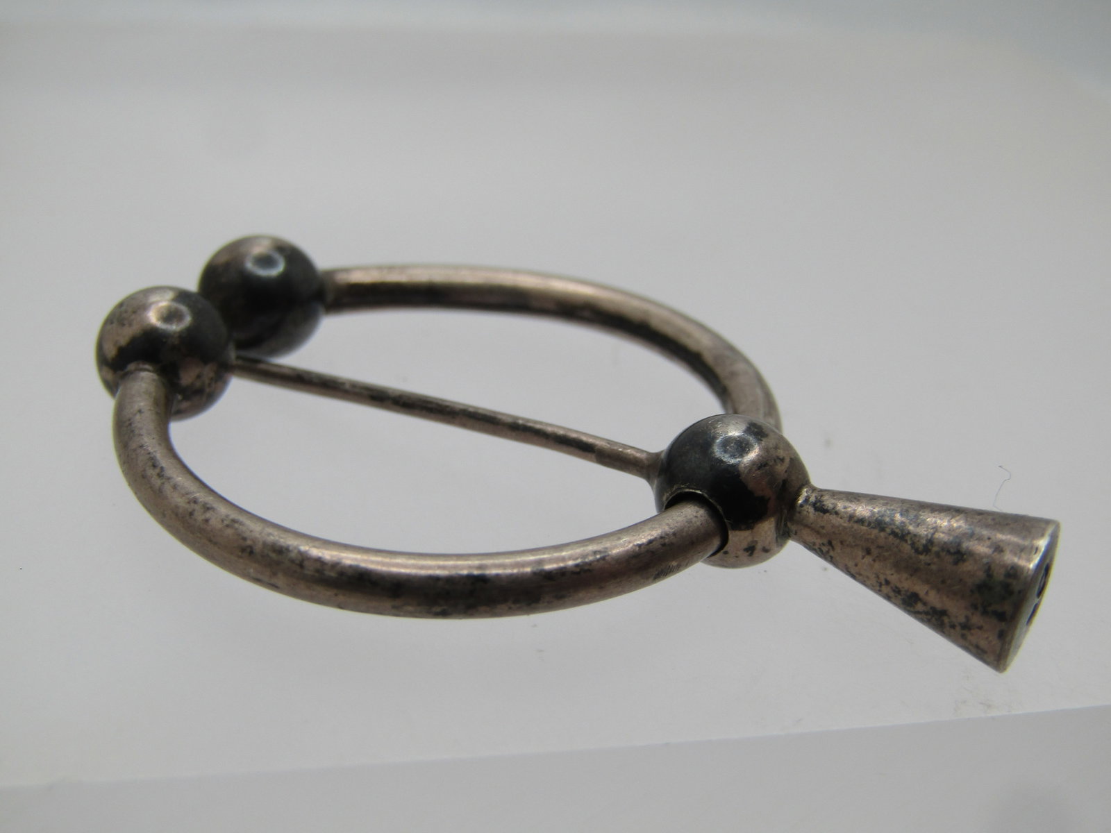 Antique Sterling Silver Kilt Pin, Signed, 1898 - 1920's - 4