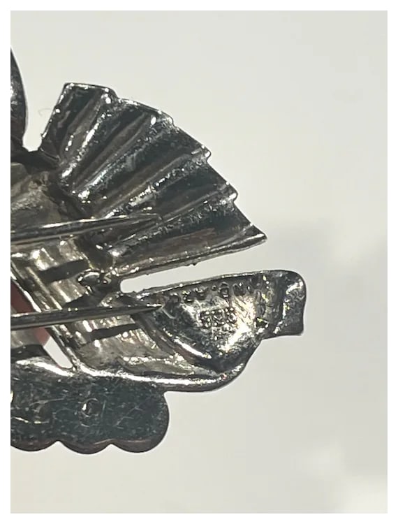 Vintage Art Deco Silver and Marcasite Collar/ Shoe Clip Set - 6