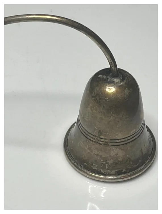 Vintage Sterling Silver Squirrel Candle Snuffer - 5