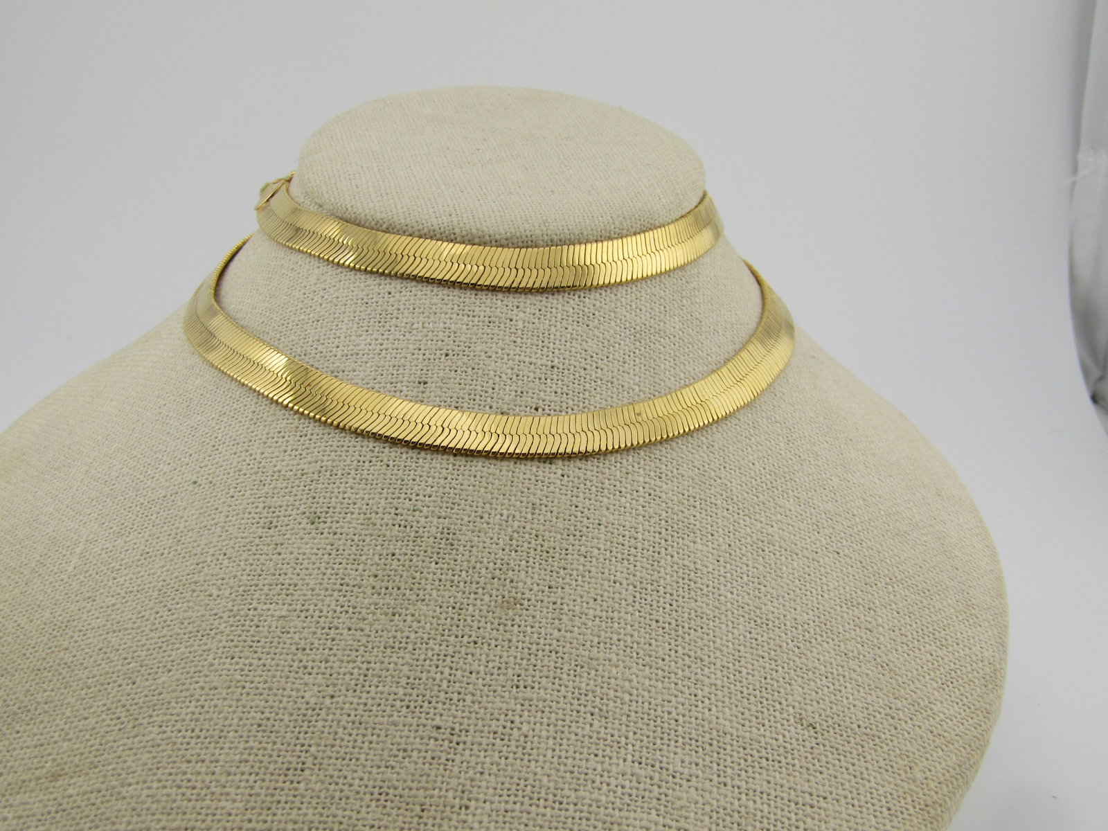 Vintage Caged Faux Pearl Necklace 23", 4mm, 1960's-1970's - 2
